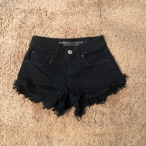 Black American eagle shorts